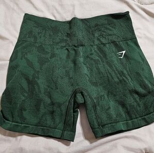 Gymshark Forest Green Athletic Shorts